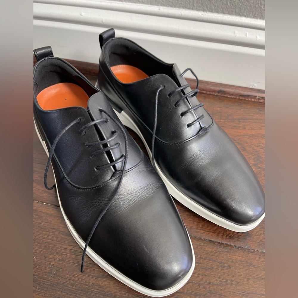 Wolf & Shepherd Mens Black Dress Shoes sz 11